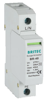 BR-40 3P + 1 محافظت از افزایش قدرت دستگاه محافظت از گرفتگی رعد و برق محافظ افزایش قدرت 18 میلی متری