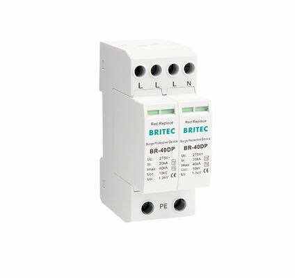 BR-275 40DP 4 275v دستگاه محافظت از ولتاژ درجه بندی نوع 3 Spd نوع 2 و 3 spd نوع 2 و 3 spd