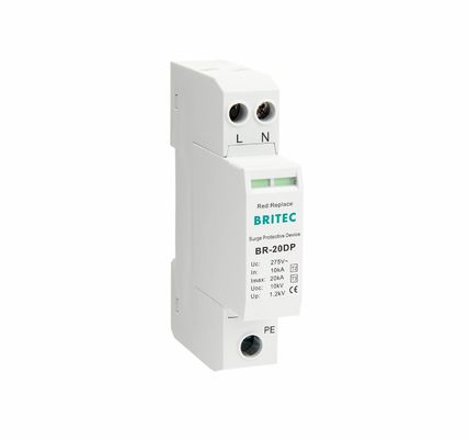 BR-275 20DP 2 AC Surge Protector Type 3 Lightning Arrester Spd Surge Suppressor از نوع 3 محافظت کننده برق از نوع 3