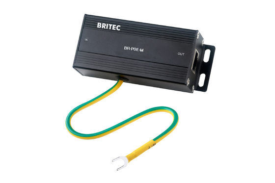 BR-POE-M اتصال اترنت RJ45 محافظت از نوسانات برق اترنت محافظ نوسانات برق اترنت POE شبکه رعد و برق POE گیگابیت 1000 مگابیت بر ثانیه Rj45 اترنت محافظ نوسانات برق در فضای باز شبکه صنعتی محفظه فلزی