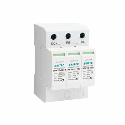 BRPV3-1000 دستگاه محافظت از افزایش جریان مستقیم با ولتاژ حداکثر DC 1200V، طراحی ماژولار پلاگین شده، محافظت از افزایش جریان DC