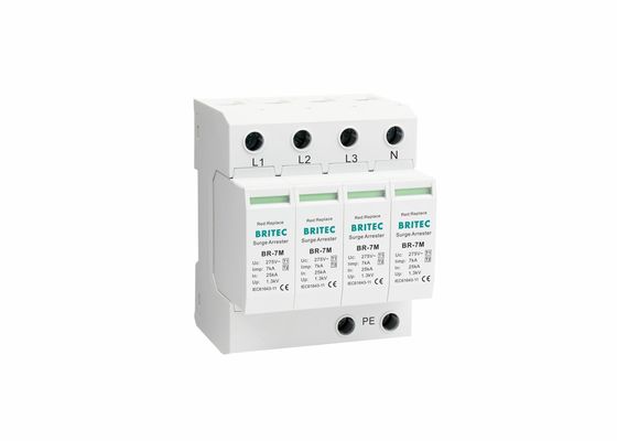 7ka T1+T2 دستگاه محافظت از افزایش برق گیرنده برق 4P دستگاه محافظت از افزایش برق