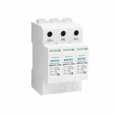 BRPV3-1500 40kA تخلیه جریان پلگ ان ماژولار DC Surge محافظت دستگاه ولتاژ محافظت DC Surge محافظت دستگاه