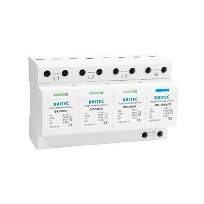 BR-50GR 3+1 OEM ODM spark gap 50ka دستگاه محافظ برق ولتاژ پایین برق کلاس 1 برقگیر نوع 1 spd دستگاه های محافظ ولتاژ نوع 1 SPD کم ولتاژ LV شبکه توزیع برق