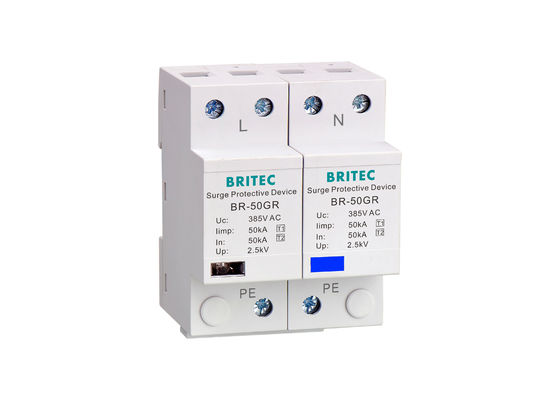 ولتاژ پایین AC SPD یک فاز حفاظت از صاعقه افزایش گیرنده CE تصویب شده