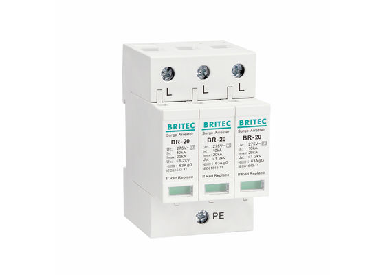AC 275V Power Surge Protection Device Three Phase Surge Protector Power Supply