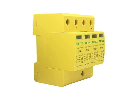 ولتاژ گذرا 4P 275V SPD نوع 2 دستگاه حفاظت از نوسانات 40kA