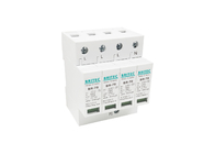 Imax 70kA Type 2 Device Protection Surge Protection 4P Overvoltage Rerester 35mm Din Rail