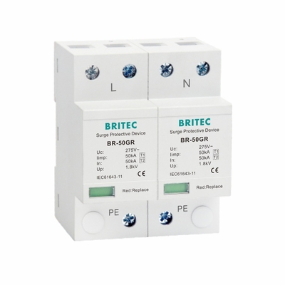 کلاس I قدرت فشار 10/350μs 50KA تک فاز 150V / 275V / 320V