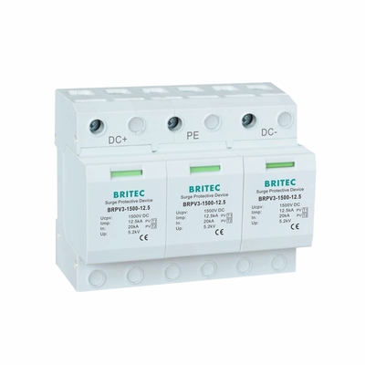 BRPV3-1500-12.5 Photovoltaic Spd حفاظت از خورشیدی t1 t2 dc دستگاه PV arrester DC 1500V