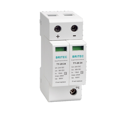 TY-20 24 SPD دستگاه حفاظت از افزایش برق برق برق 24 DC 36V DC spd گیرنده افزایش انرژی خورشیدی