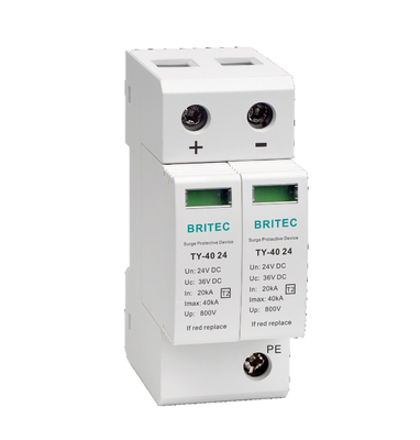TY-20 24 SPD دستگاه حفاظت از افزایش برق برق برق 24 DC 36V DC spd گیرنده افزایش انرژی خورشیدی