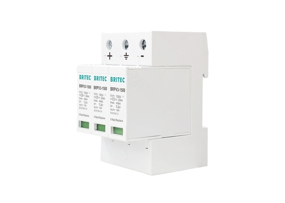 نوع حفاظتی محافظ نوع 2 PV 40kA 8 / 20us DC 1500V SPD برای خورشیدی