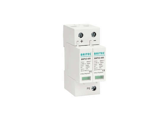 40kA PV SPD Type 2 600VDC Solar Panel Surge Protector Surge protection
