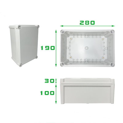 TY-190280130 محفظه الکترونیک در فضای باز جعبه الکتریکی جعبه اتصال کابل IP66/67/68 محفظه