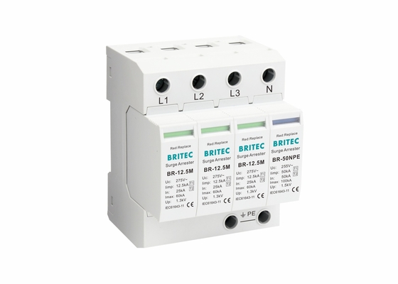 نوع 1 دستگاه حفاظت از تشعشعات بالا کلاس B+C 12.5kA