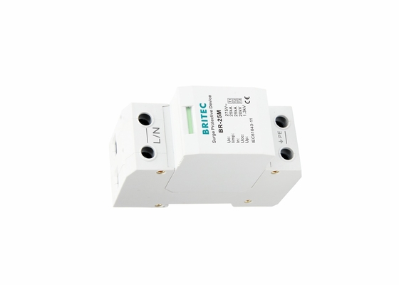 نوع 1+2+3 دستگاه های محافظ در برابر ضربه 25kA 1 Pole AC Surge Protector