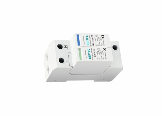 IP20 نوع 2 محافظت کننده از تشعشعات فوق العاده دستگاه حفاظت از تشعشعات فوق العاده SPD 110kA گیرنده تشعشعات فوق العاده