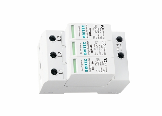 40KA 400V Power Pluggable AC نوع 2 دستگاه محافظت در برابر فشار