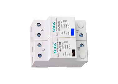 ولتاژ پایین AC SPD یک فاز حفاظت از صاعقه افزایش گیرنده CE تصویب شده