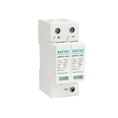 BRPV3-1000 1000V 40kA 3P DC خورشیدی PV Surge Protection دستگاه Surge Arrester خاموش کننده رعد و برق