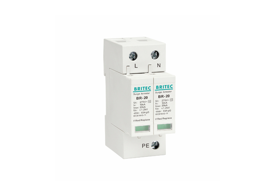 10kA/20kA کلاس C دستگاه محافظت از افزایش قدرت تک فاز 2P AC SPD