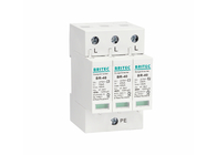 ولتاژ پایین SPD 3P نوع 2 دستگاه حفاظت از ریز AC رعد و برق کوتاه 20 ~ 40KA استاندارد 35mm