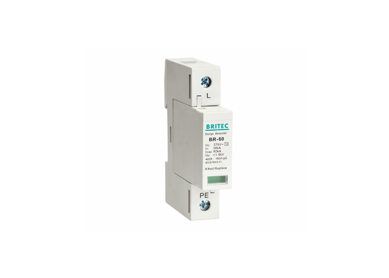 AC SPD کلاس C تک فاز 1P 60kA نوع 2 محافظت کننده از افزایش