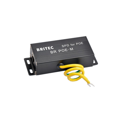 BR-POE-P اترنت 48 ولت RJ45 POE محافظ برق شبکه اترنت محافظ صاعقه داده POE