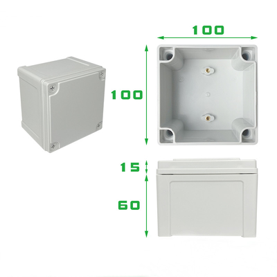 TY-8018070 Ip67 جعبه اتصال الکتریکی ترمینال ضد آب محفظه پلاستیکی ABS