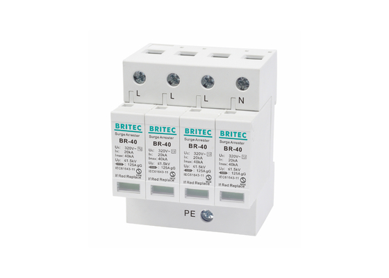 دستگاه محافظ افزایش 40ka AC Over Voltage Lightning Arrester