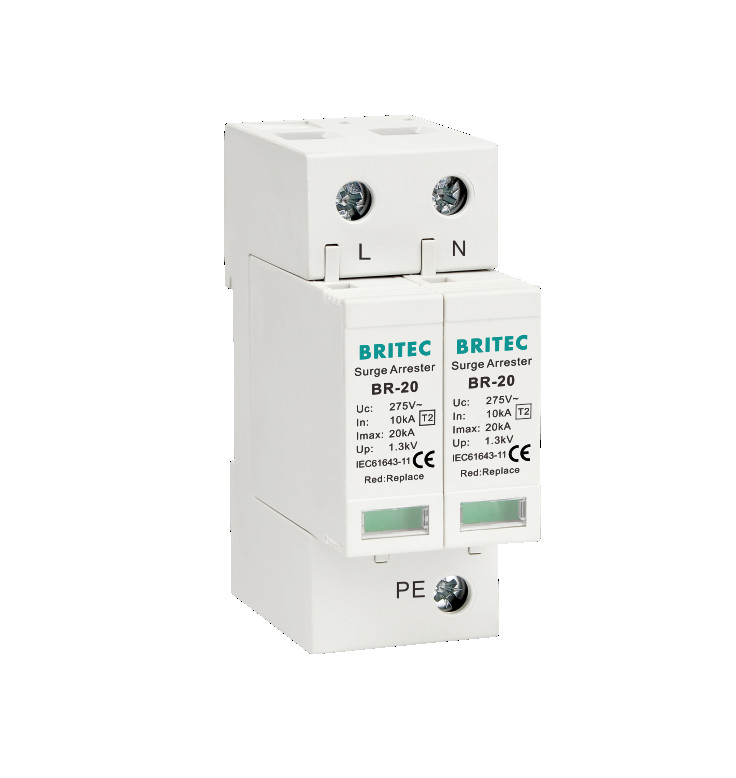صاعقه گیر تک فاز BR-20 2P 20kA نوع 2 محافظ برق