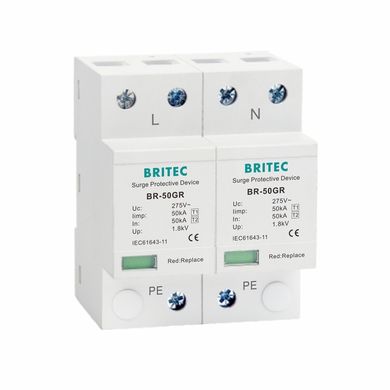 کلاس I قدرت فشار 10/350μs 50KA تک فاز 150V / 275V / 320V