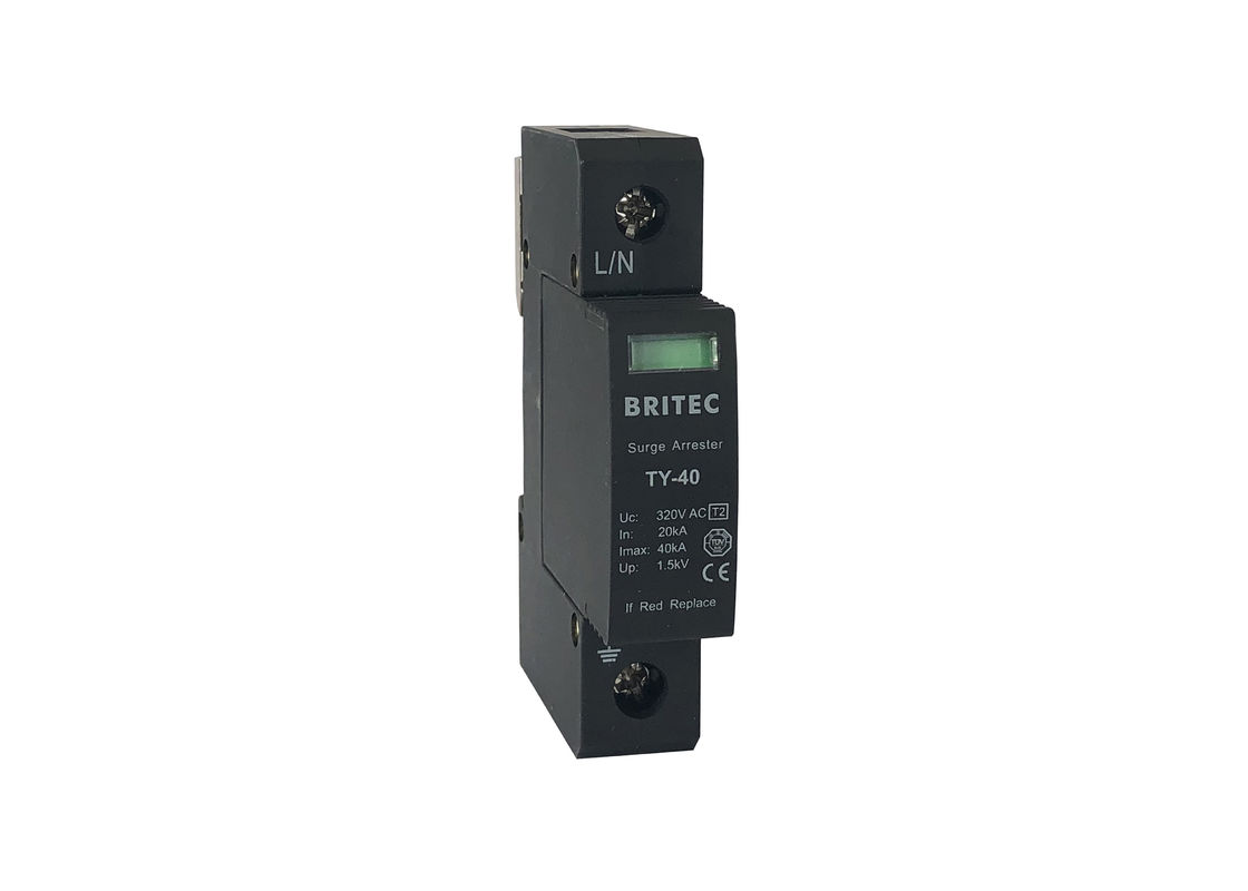 35 میلی متری نوع 2 برقگیر Din Rail Surge Protector نوع 2 - 1P