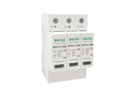 Solar SPD 1000V Surge Protector DC 40kA سرکوب ولتاژ گذرا قدرت