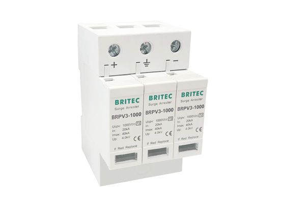 حفاظت از رعد و برق انرژی DC حفاظت از Surge SPD برای سیستم فتوولتائیک