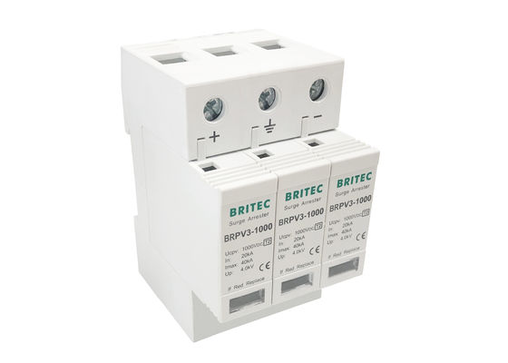 دستگاه حفاظتی فتوولتائیک 40 کیلو آمپری DC برق گیر PV برق گیر برق گیر صاعقه گیر SPD