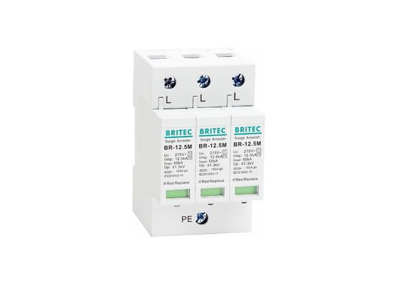 برقگیر BRITEC AC 12.5kA BR-12.5M 275V T1+T2 کلاس B+C