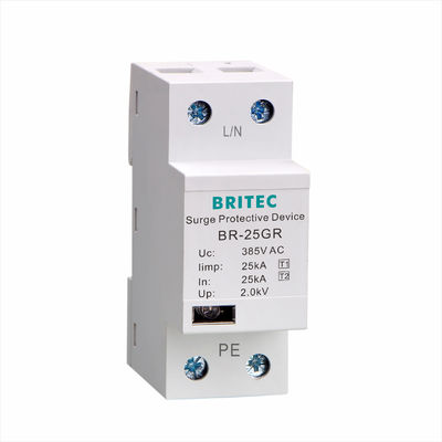 BR-25GR 48V کلاس I صاعقه گیر ولتاژ پایین 25kA 48V SPD فیلتر ولتاژ محافظ صاعقه