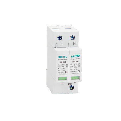 BR-7M 4P 7ka T1+T2 دستگاه محافظت از افزایش برق گیرنده رعد و برق SPD Spd محافظت از افزایش برق دستگاه های محافظت از افزایش برق الکترونیک