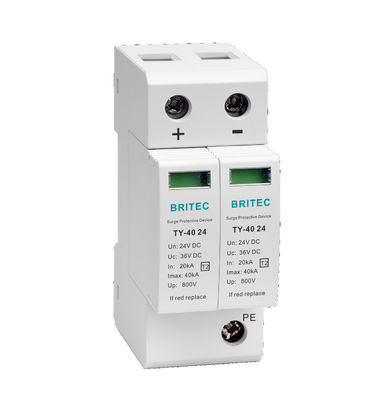 TY-40 220 DC SPD Surge Protective Device Type 2 Solar Surge Arrester DC 220V دستگاه محافظت از افزایش خورشیدی نوع 2