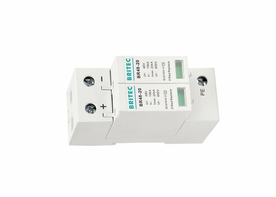 Pluggable Lightning Arrester نوع 2 ماژولار 48 ولت DC SPD برای محافظت از ولتاژ