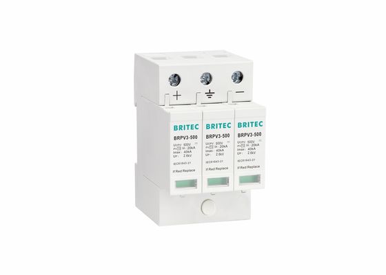 Long Protection DC Surge Protection 500V Surge Arrester Superior SPD
