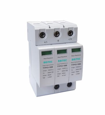 TYPV3 1000 نوع 2 PV Surge Arrester Dc Surge Protection دستگاه محافظت از SPD Power Surge