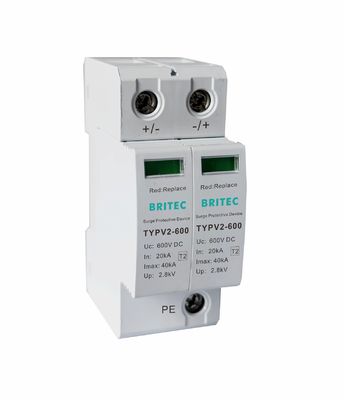 TYPV3 1000 نوع 2 PV Surge Arrester Dc Surge Protection دستگاه محافظت از SPD Power Surge