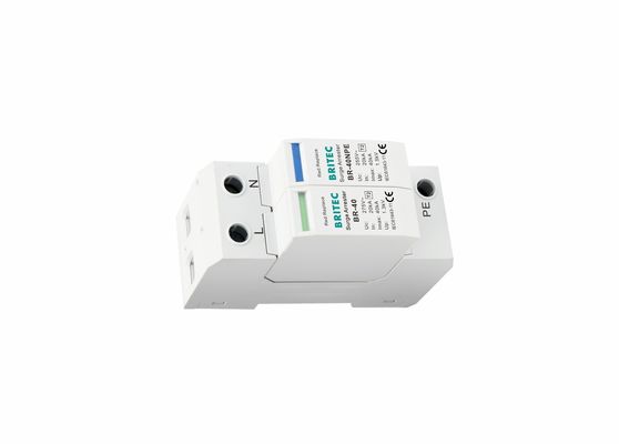 TVSS 150V / 275V / 320V / 385V / 440V 40KA دین ریل قدرت برق حفاظت از تورم بازدارنده تک فاز
