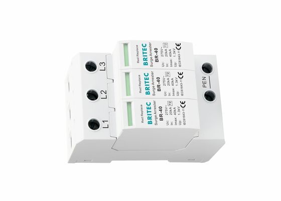 دستگاه حفاظت در برابر صاعقه نوع ۲ قابل تعویض کلاس II IEC 61643 برای حفاظت در برابر صاعقه