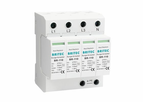 محافظ برقگیر 110 کیلو آمپر 4 پل AC با ولتاژ باقیمانده پایین