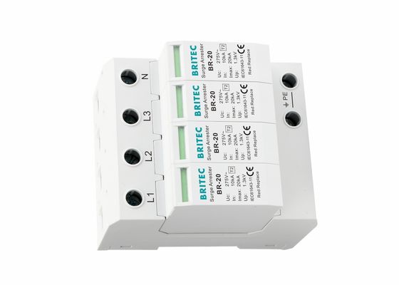 IEC61643-1 20ka SPD نوع 2 دستگاه حفاظت از افزایش فشار
