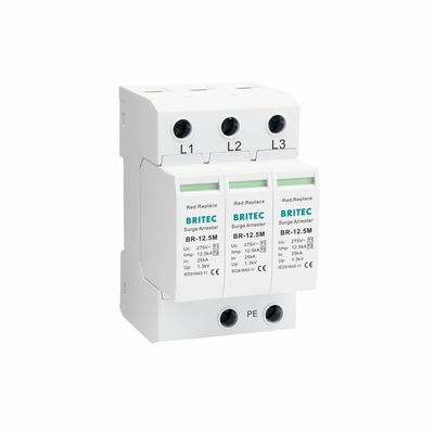 BR-12.5M 4P نوع 1 حفاظت از نوسانات دستگاه محافظ ولتاژ 12.5ka spd نوع 1 ac